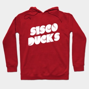 Sisco Ducks | Clever, Funny Disco Sucks Design | Nostalgia gift Hoodie